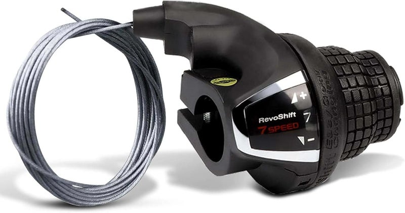 RainFlowwer Revoshift MTB Bike Bicycle Right Shift Lever, SL-RS35 6/7 Speed Bicycle Twist Grip Gear, Bike Handle Shifter for Mountain Bicycle - Image 1